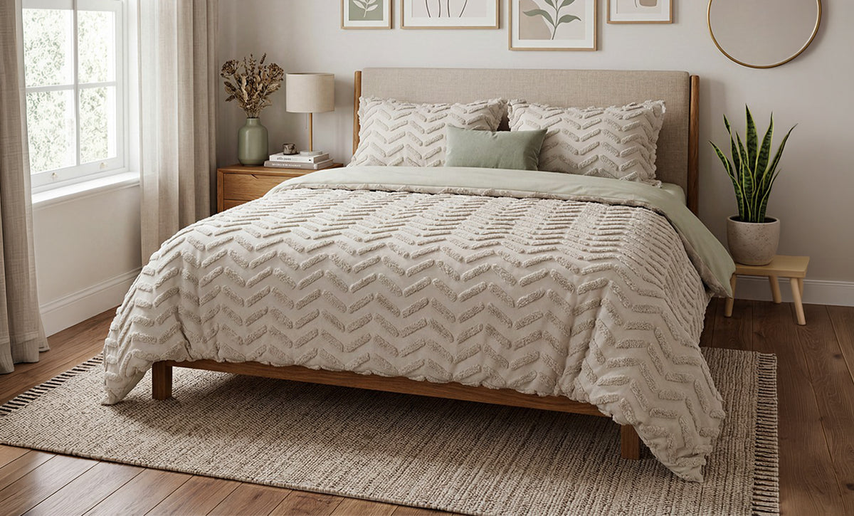 3-Piece 4119 Cotton Faux Fur Double Winter Comforter Set 1