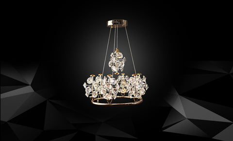 معلقة كريستال LM - 2011/6+1 - kabbanifurniture