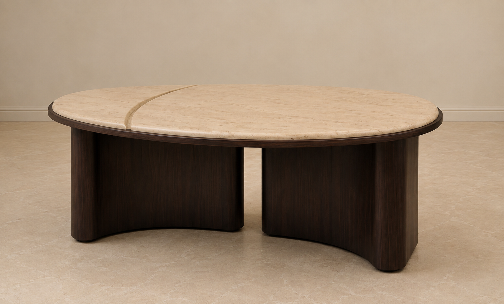 ترابيزة وسط أوفال - KT-368