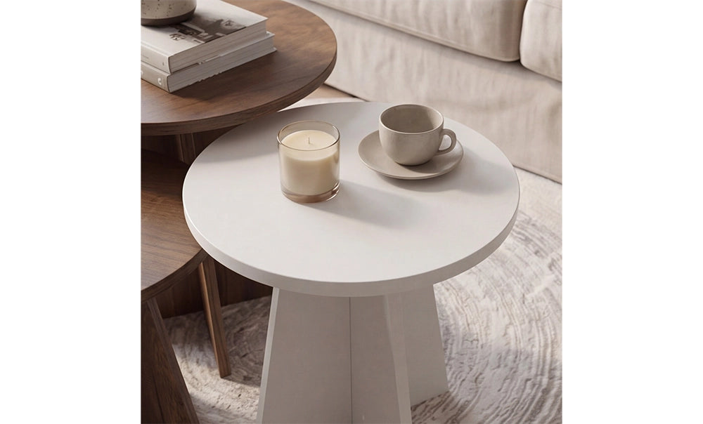 ترابيزة جانبية متداخلة غامق G7 - kabbanifurniture