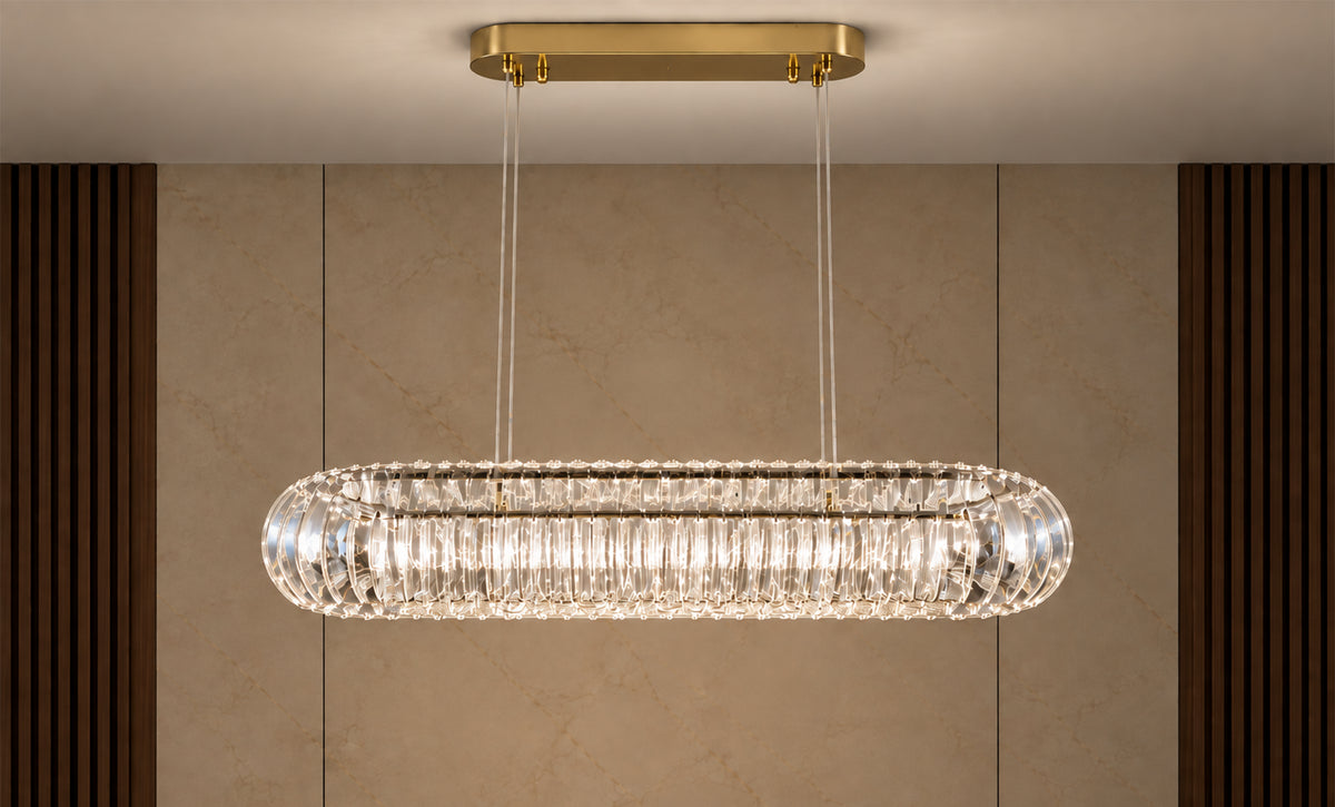 LM - 9970/800*300 Oval - CRYSTAL LED Pendant 3