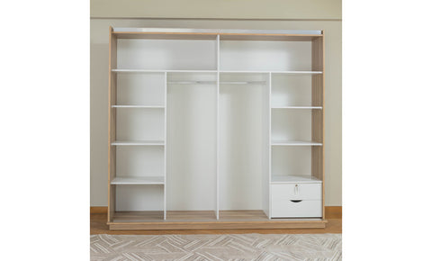 غرفة نوم بولو - دولاب 240 سم - kabbanifurniture