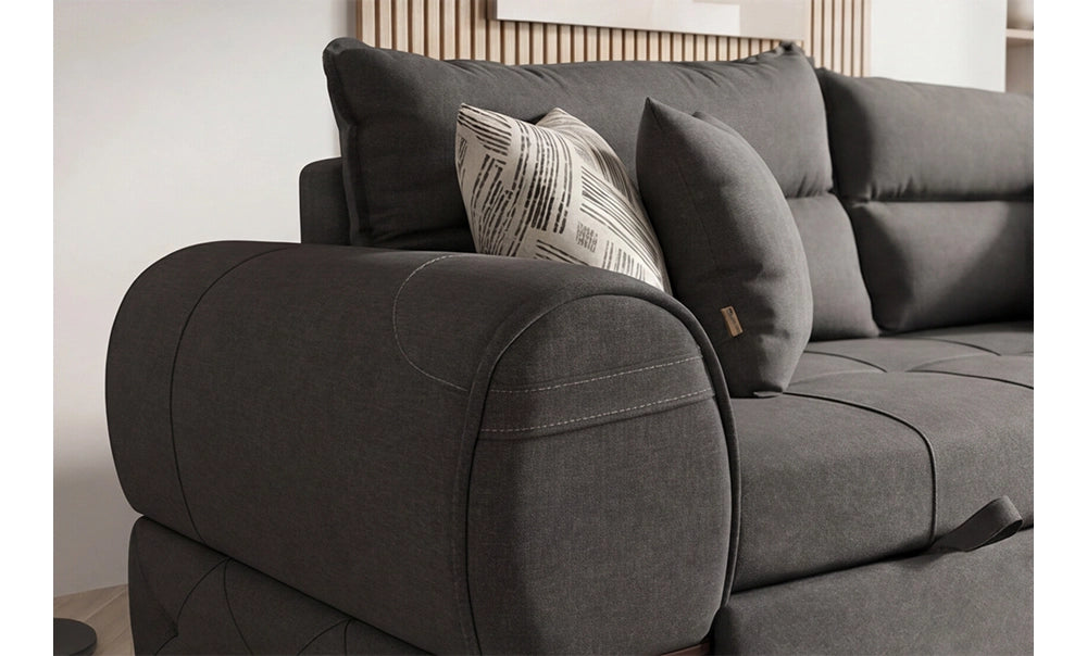 ركنة و كنبة سرير دايناميك - kabbanifurniture