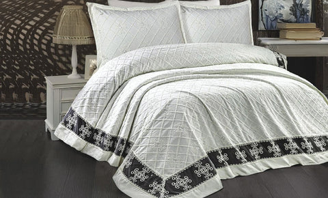 مفرش عروس فلورا 6 قطع - kabbanifurniture