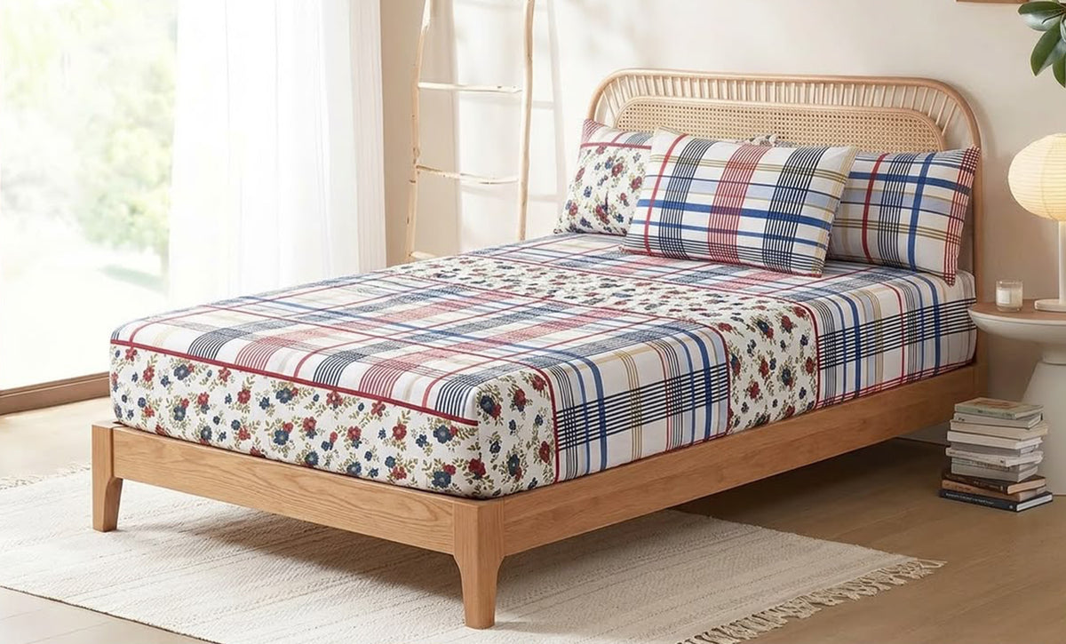3-Piece Single Cotton Fitted Sheet Set 1