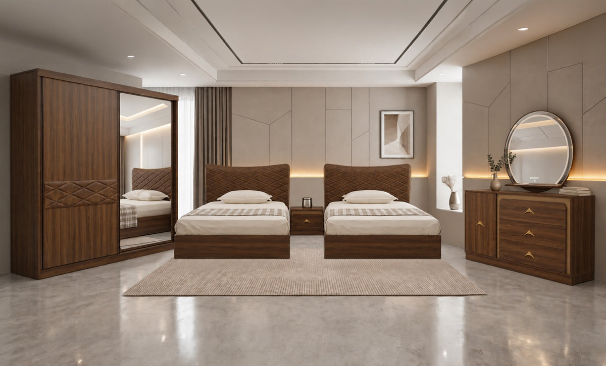Brown Youth Bedroom