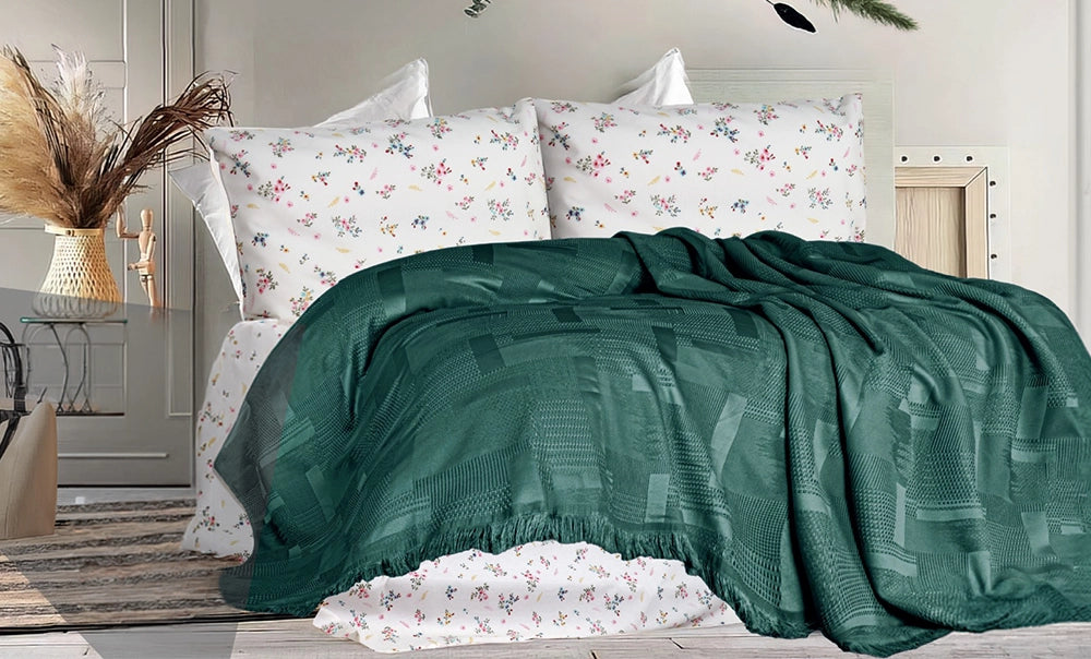Elegant Double Bedspread Set 6 Pieces