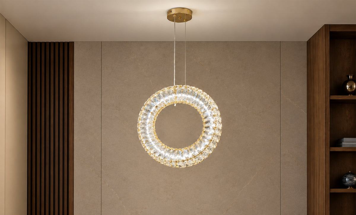 LM - 9959/400-A - طولى  CRYSTAL LED معلقة