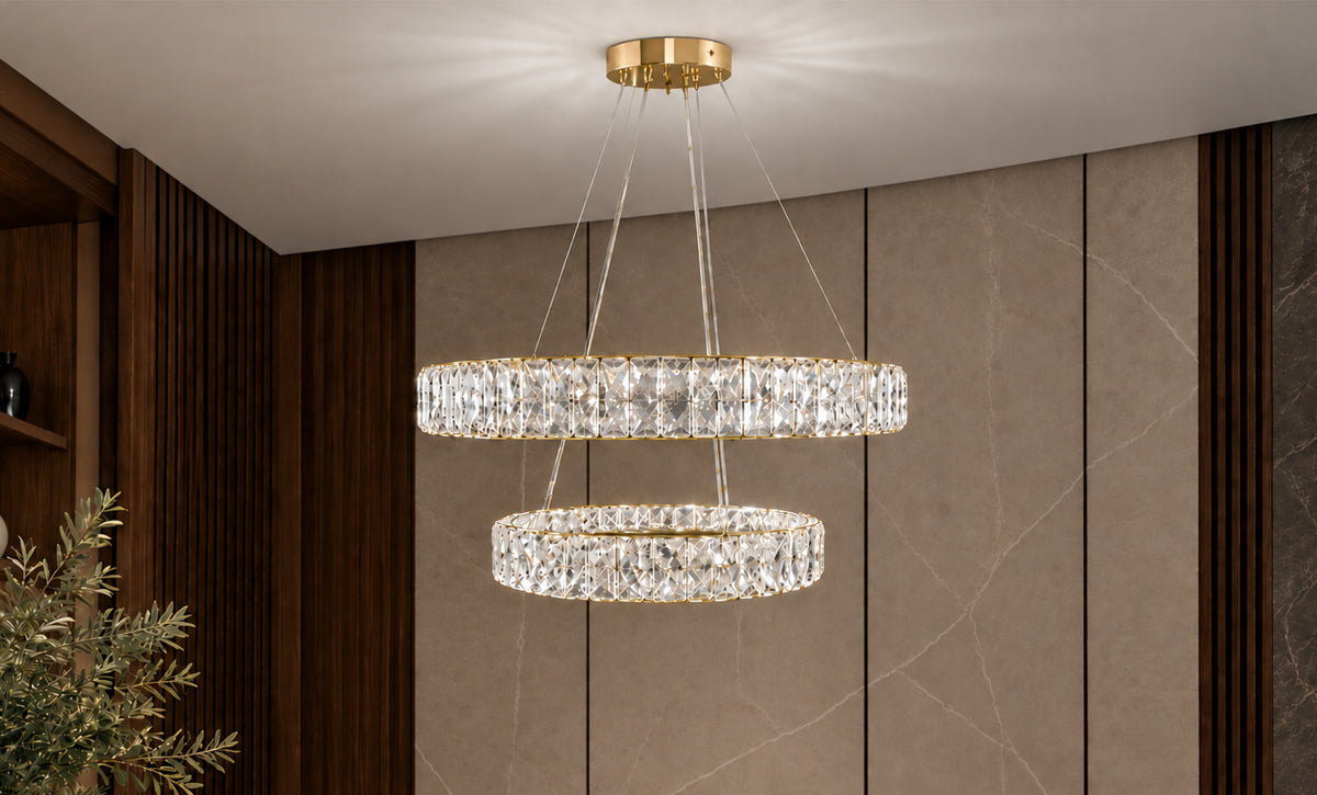LM - 9959/400+600 - CRYSTAL LED معلقة 3