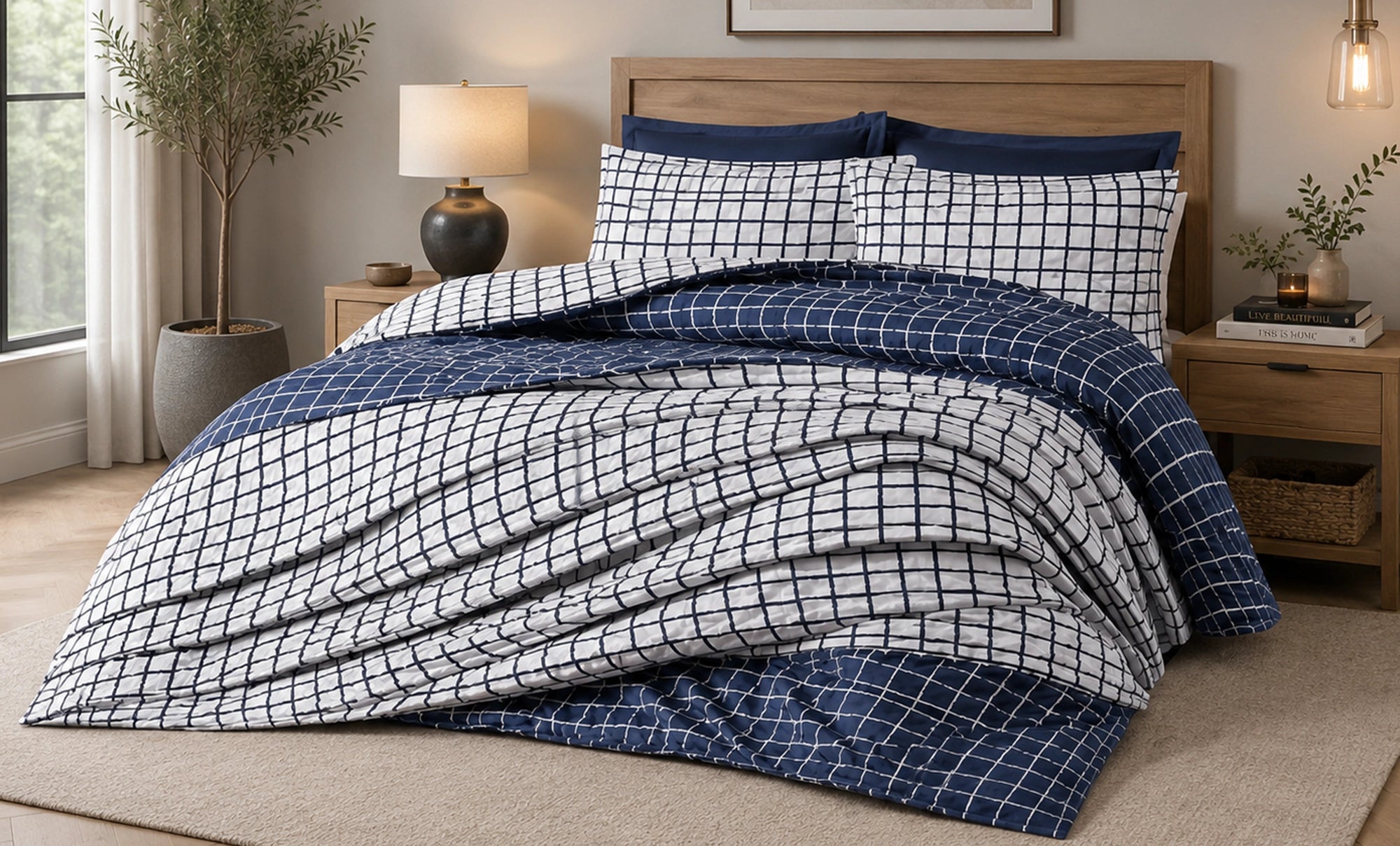 Winter Duvet Set Double 4 Pieces - 238