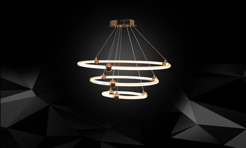 معلقة ليد 6917/3 GD - kabbanifurniture