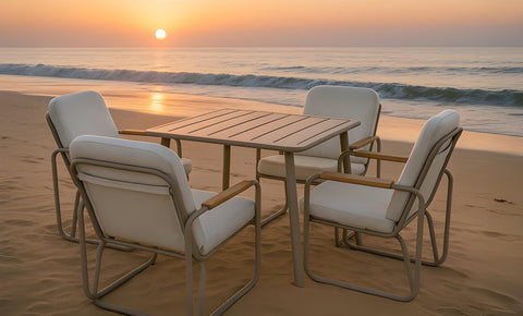 سفرة كلاس ألمونيوم - kabbanifurniture