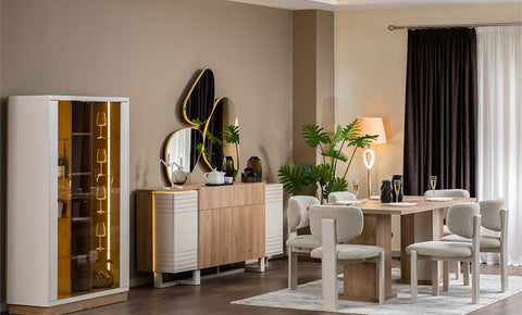 غرفة سفرة نورما - kabbanifurniture