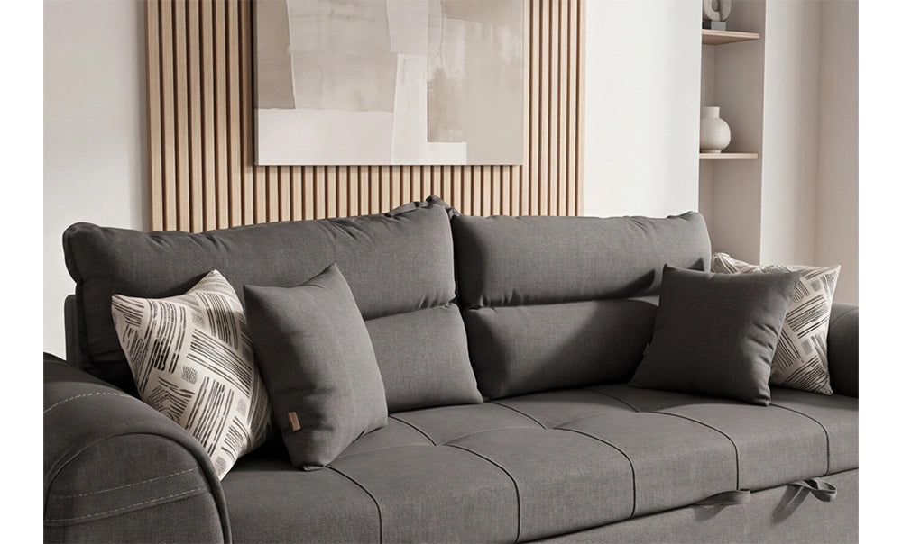 ركنة و كنبة سرير دايناميك - kabbanifurniture