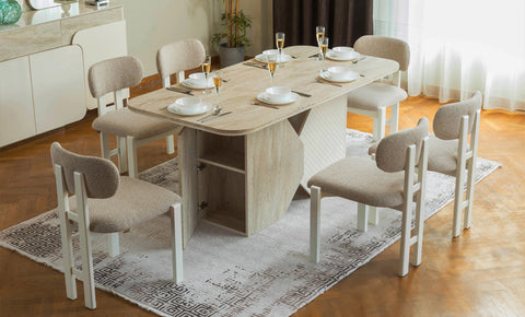غرفة سفرة مرمر - kabbanifurniture