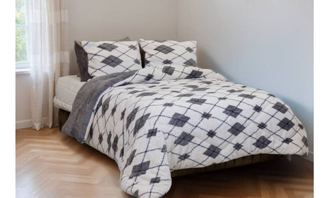 لحاف فرو أكرليك دبل 3 قطع