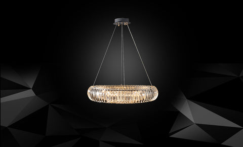 LM - 9970/600 - CRYSTAL LED معلقة - kabbanifurniture