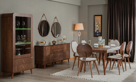 غرفة سفرة لازوردي - kabbanifurniture