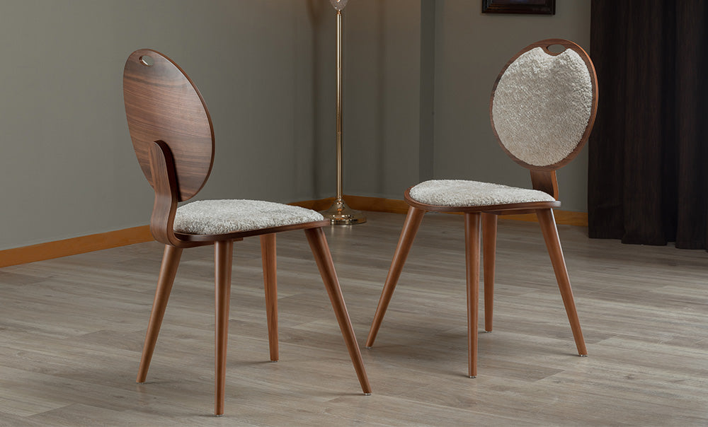 ترابيزة سفرة لازوردي مع 6 الكراسي - kabbanifurniture