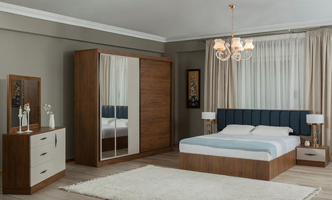 غرفة نوم يارن - دولاب 240 سم - kabbanifurniture