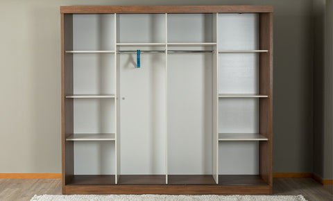 غرفة نوم يارن - دولاب 240 سم - kabbanifurniture