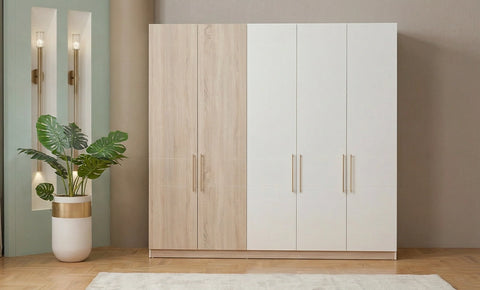 غرفة نوم لوتس بدولاب مفصلي - kabbanifurniture