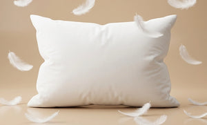 Natural feather pillow