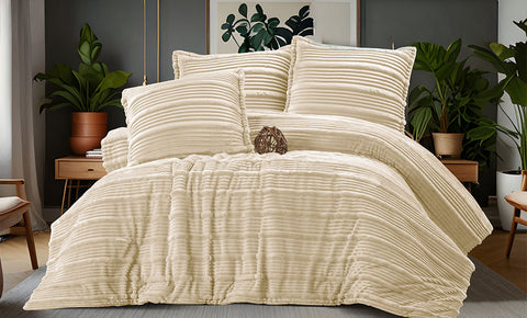 لحاف مقلم بلس دبل - kabbanifurniture