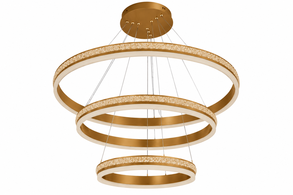 معلقة ليد 70829/3 Gold - kabbanifurniture