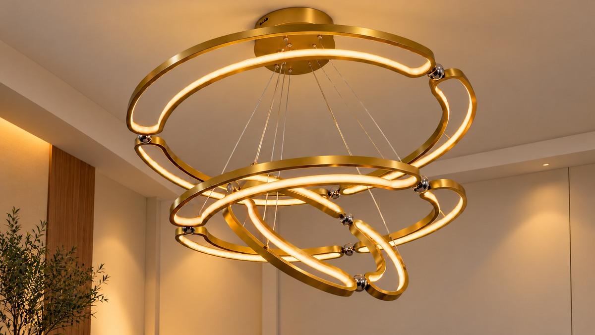 معلقة ليد 7505/3 GD - kabbanifurniture