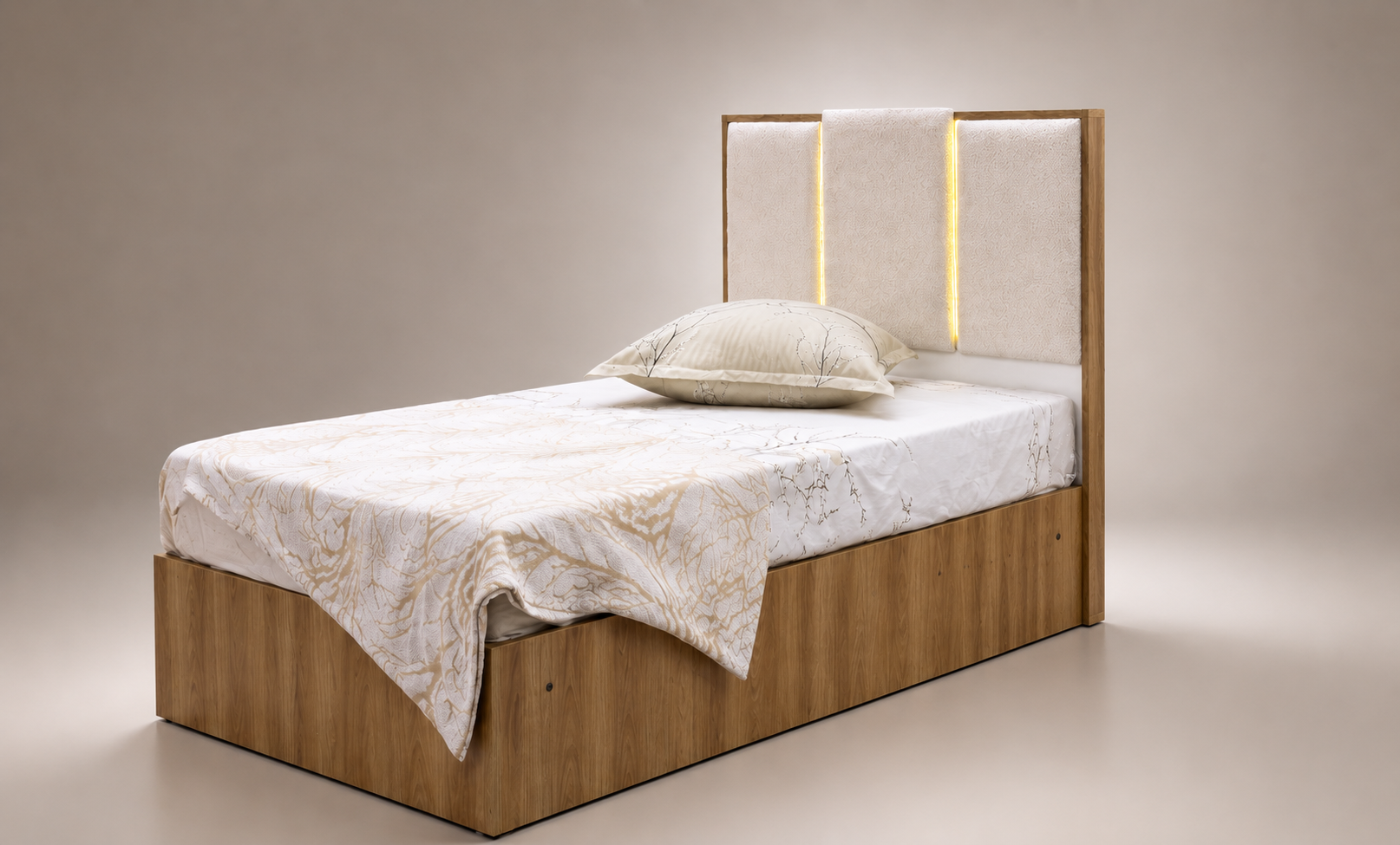 There's no bed.