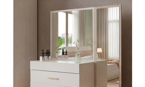 غرفة نوم لوتس بدولاب مفصلي - kabbanifurniture