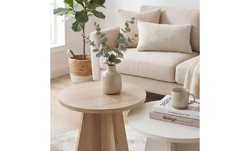 ترابيزة جانبية متداخلة فاتح G8 - kabbanifurniture