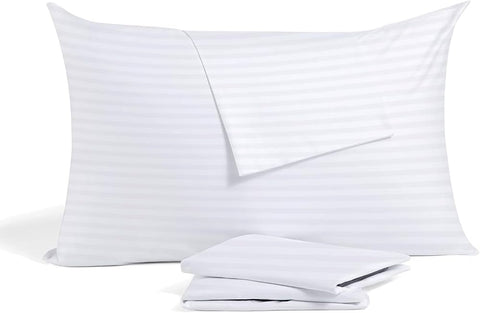 كيس لحاف مقلم دبل 3 قطع - kabbanifurniture