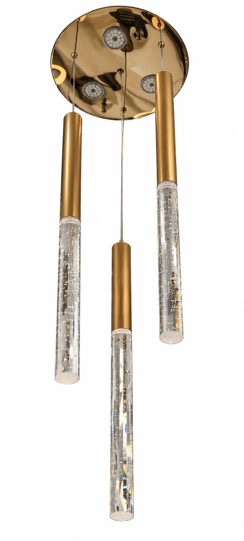 معلقة ليد 80023 /3+3 - Oxidized Gold - kabbanifurniture