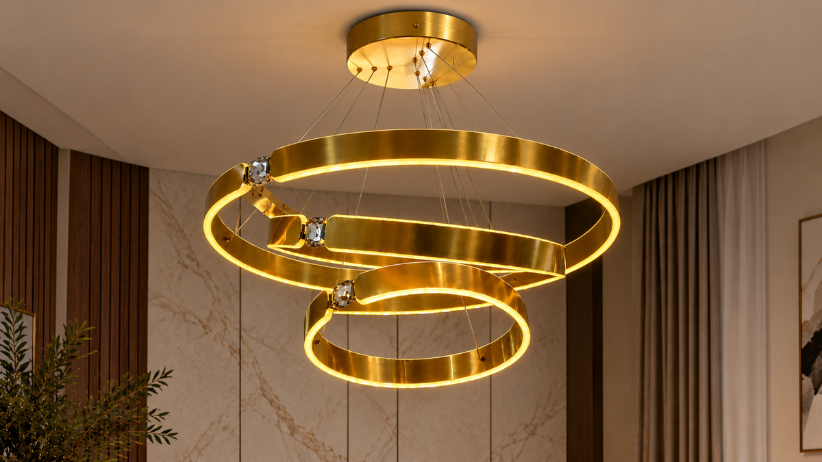 معلقة ليد  80030/3 GD - kabbanifurniture