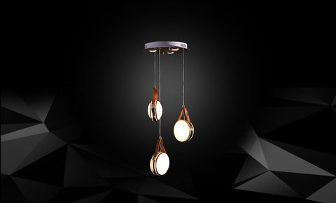 معلقة ليد 80028 /3+3 - French Gold - kabbanifurniture
