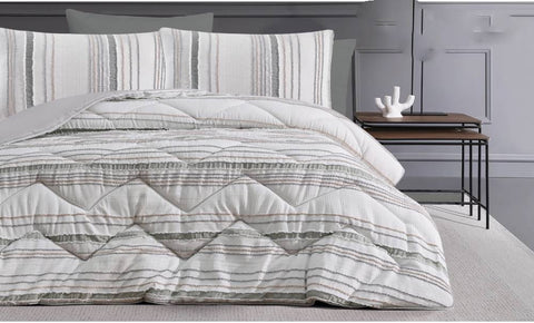 طقم لحاف شتوي قطن دبل 3 قطع - 4103