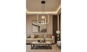 88004-BK+GD LED Pendant