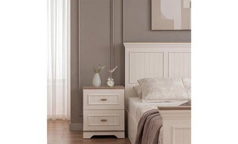 غرفة نوم تيفاني بدولاب جرار - kabbanifurniture