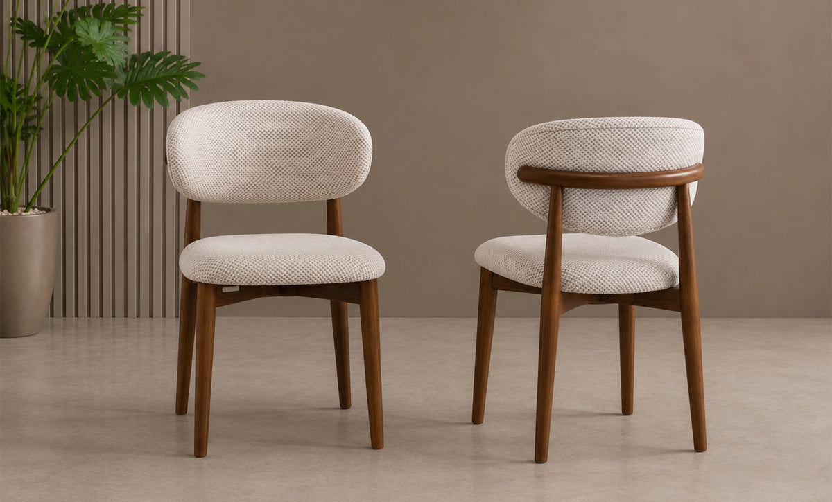 Fox Dining Table with 6 Chairs