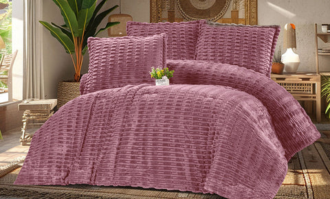 لحاف فرو مودرن دبل 3 قطع - kabbanifurniture