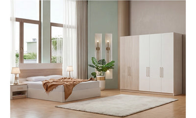 Lotus bedroom with hinged wardrobe