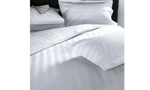 كيس لحاف ساده مقلم - kabbanifurniture