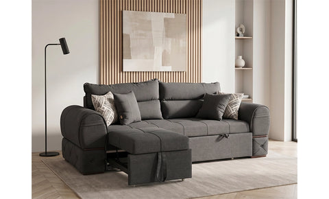 ركنة و كنبة سرير دايناميك - kabbanifurniture