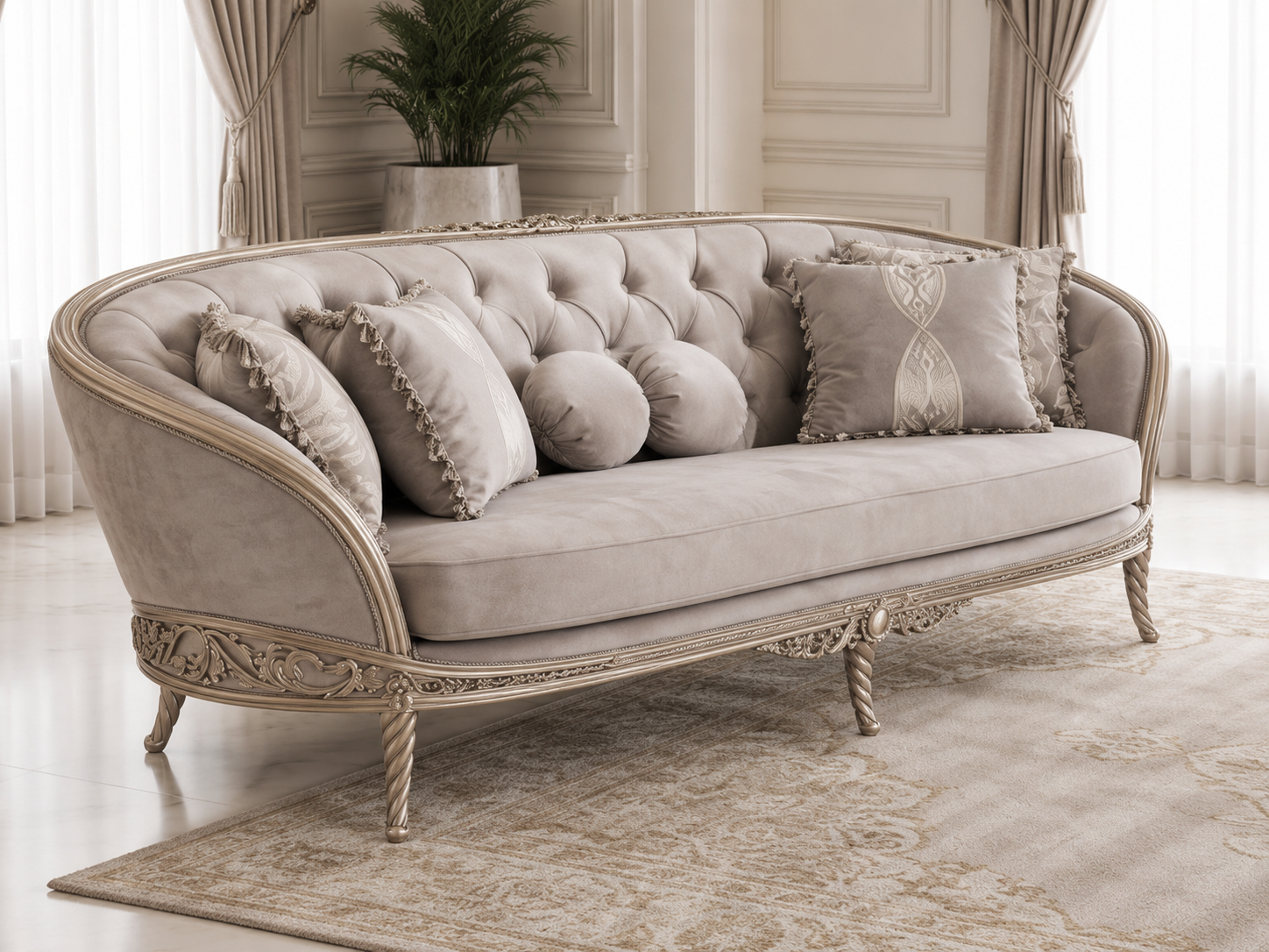 Silver Salon Set
