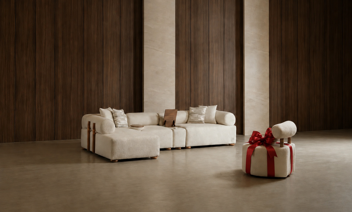 Pipe Corner Sofa with Armchair