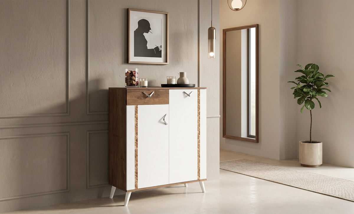 Shoe cabinet with hat rack KSH-608