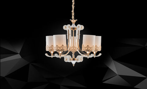 نجفة LM-7835/5-FGD+WT - kabbanifurniture