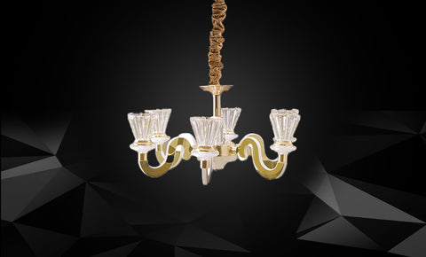 LM9165-6 نجفة ليد - kabbanifurniture